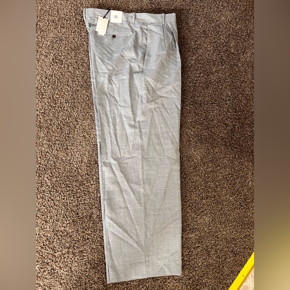 BANANA REPUBLIC SIGNATURE ITALIAN RUSTICO WIDE-LEG SUIT PANT - Picture 8 of 13